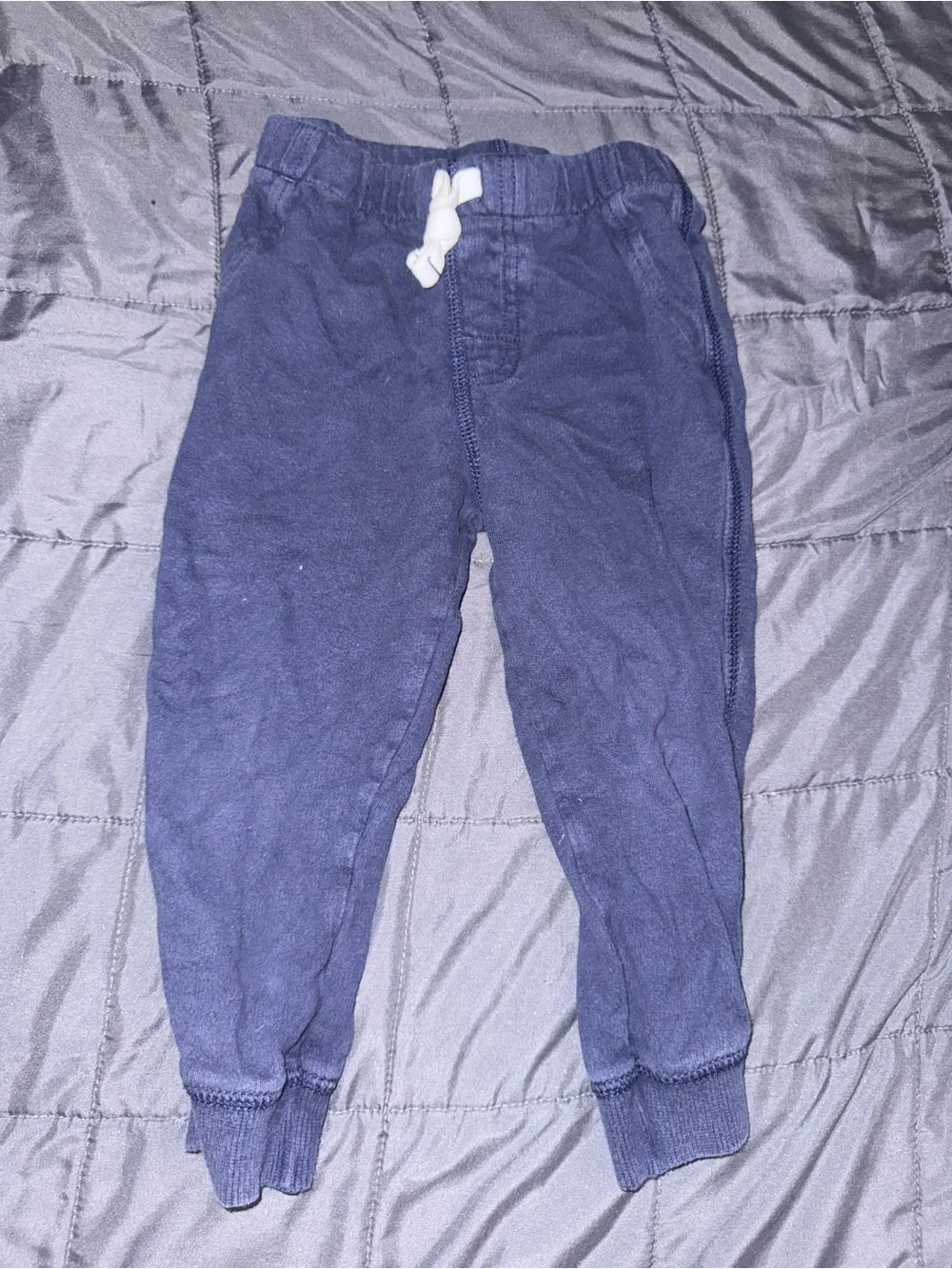 Carter's Navy Jogger Sweatpants with White Drawstring
